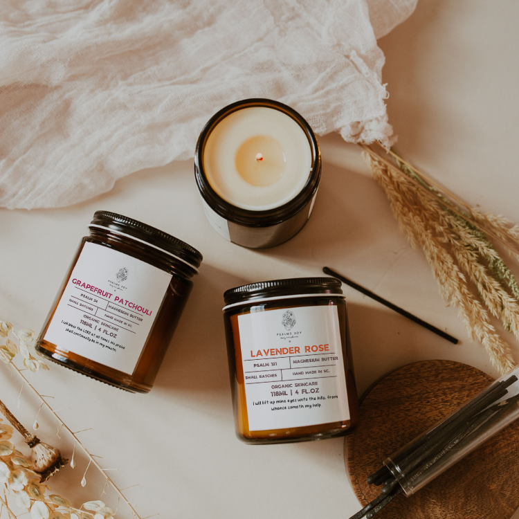 Psalm 27 Blue Spirulina Clay Face Mask