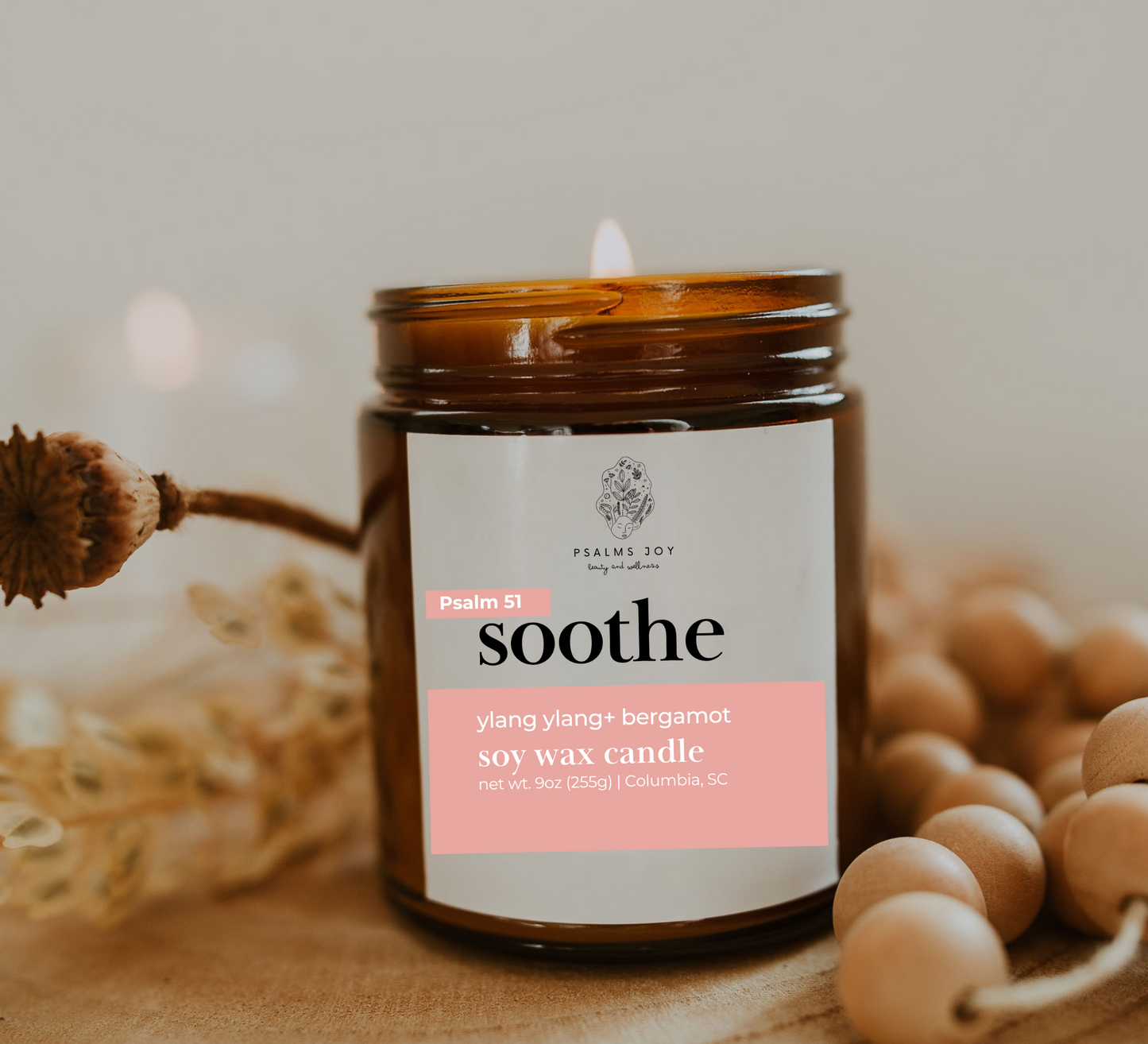 Psalm 51 Ylang Ylang Frankincense Aromatherapy Candle